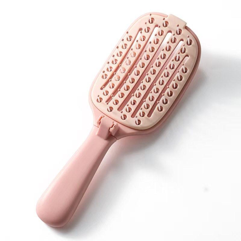💇 Selvrensende sammenklappelig hårbørste med ventileret design