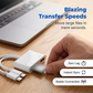 💾✨ 5-i-1 hukommelseskortlæser med flere porte – nem filhåndtering 🔌📱