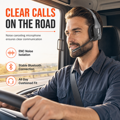 📢 50% RABAT!! Trådløst Bluetooth-headset med ENC-støjreduktion og automatisk parring