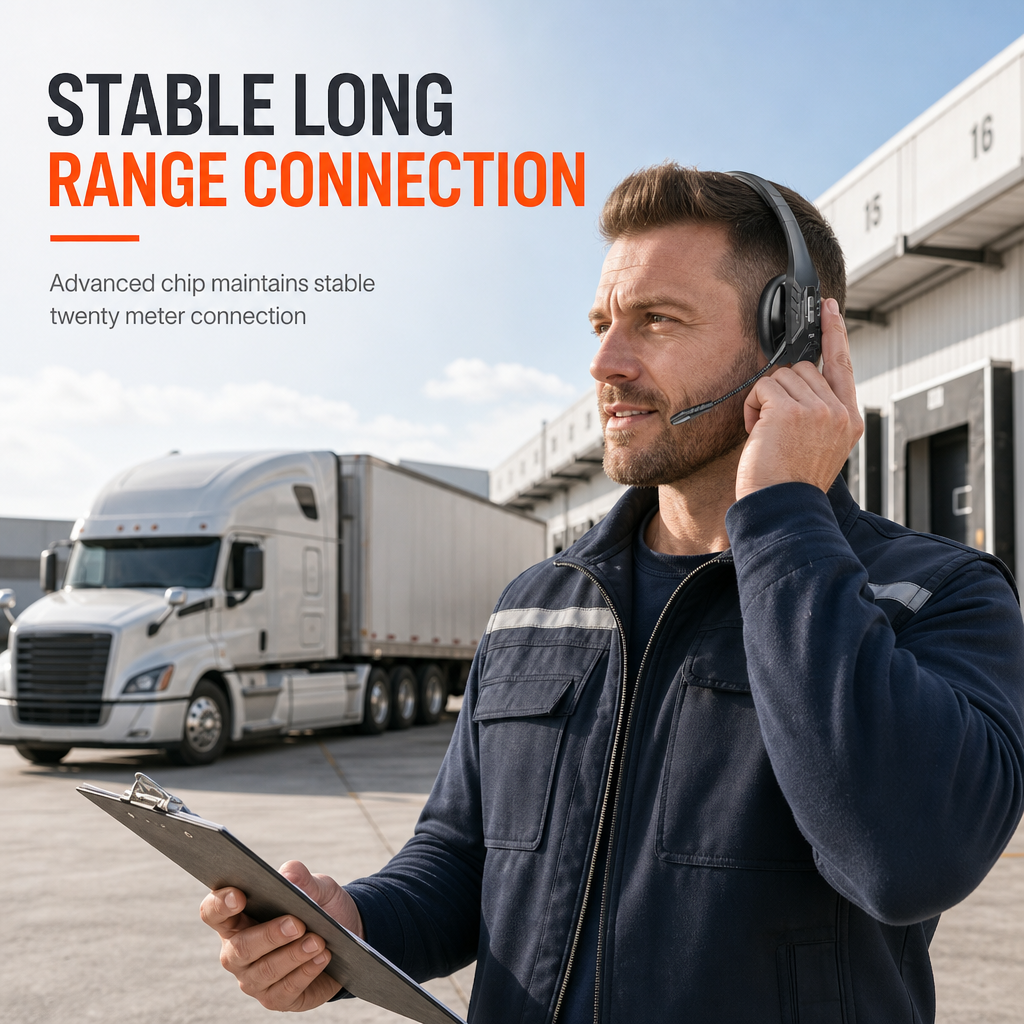 📢 50% RABAT!! Trådløst Bluetooth-headset med ENC-støjreduktion og automatisk parring