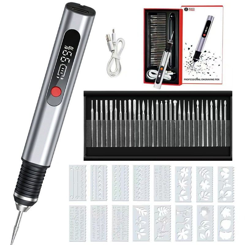 🖊️ Trådløs graveringspen | 3 hastigheder & Type-C