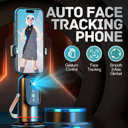 📱 Mobilholder med automatisk ansigtssporing og gestusstyring