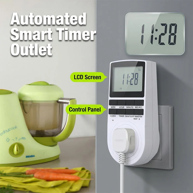 Digital timer til husholdningsapparater