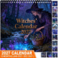 🔮 Mystisk heksekalender 2027 | Gotisk vægkunst