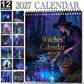 🔮 Mystisk heksekalender 2027 | Gotisk vægkunst
