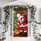 Julebetræk til dør – hurtig og stemningsfuld julepynt (90 × 180 cm)