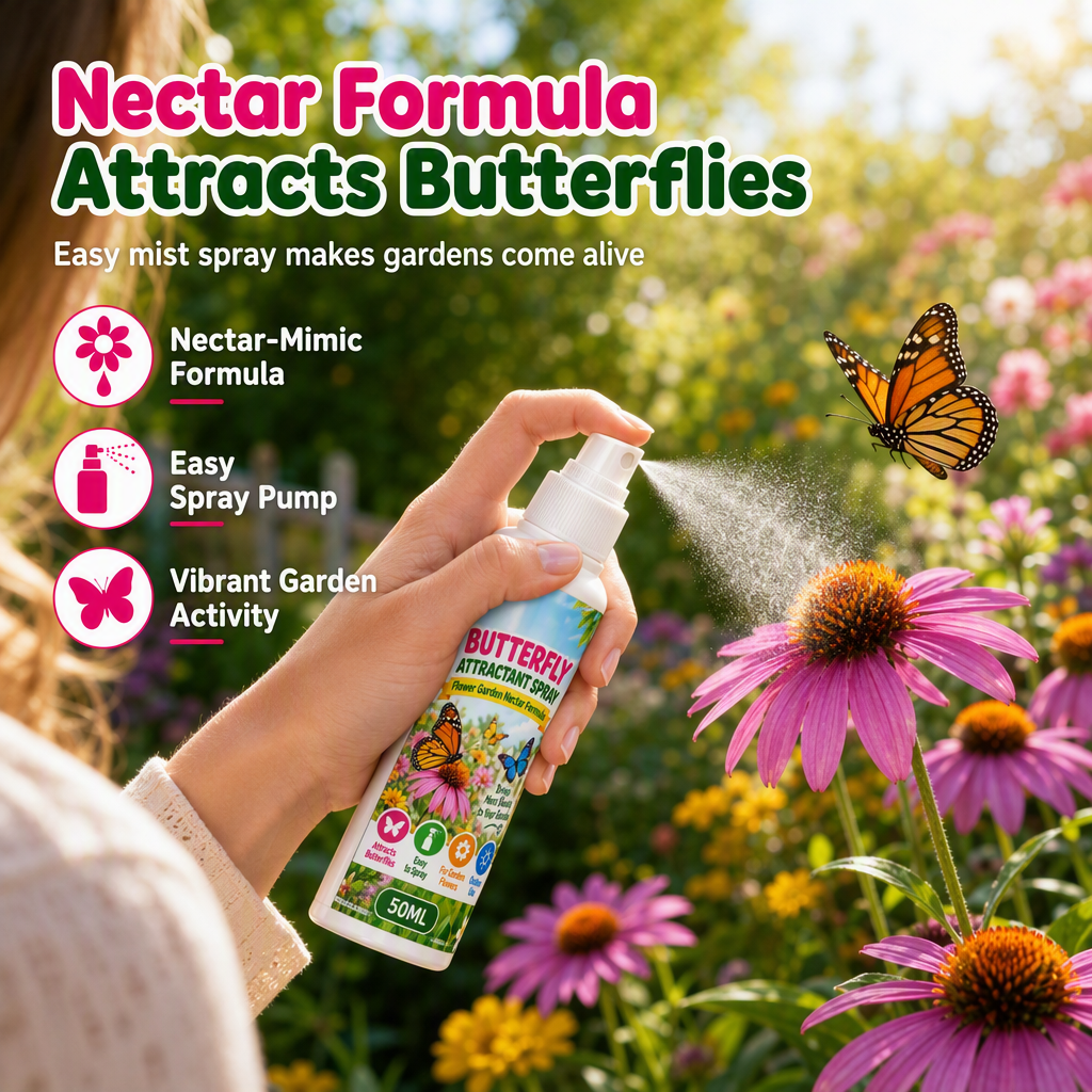 🦋 Sommerfuglespray til haven – tiltræk smukke sommerfugle