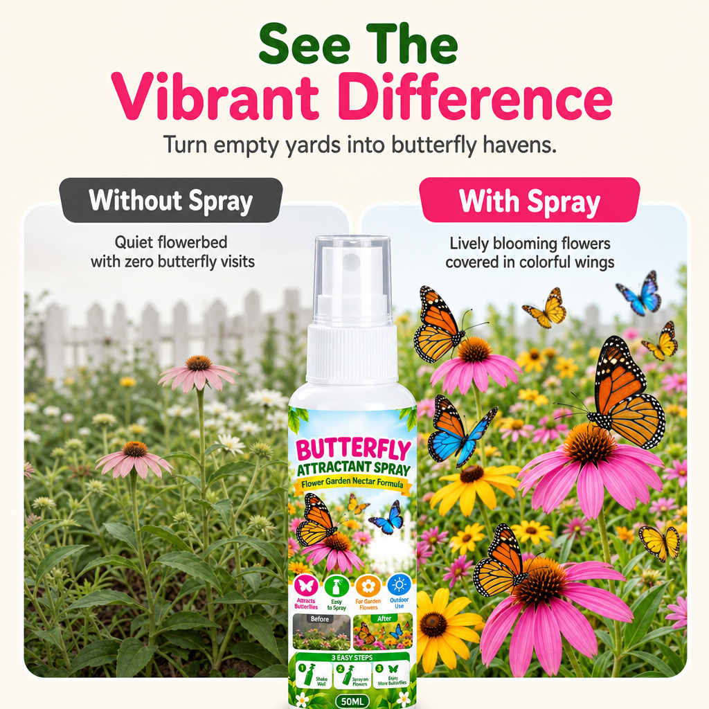 🦋 Sommerfuglespray til haven – tiltræk smukke sommerfugle