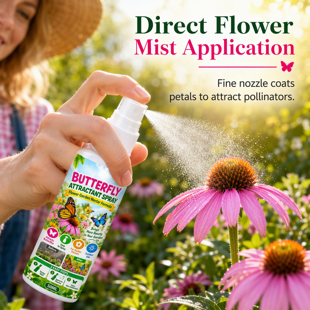 🦋 Sommerfuglespray til haven – tiltræk smukke sommerfugle