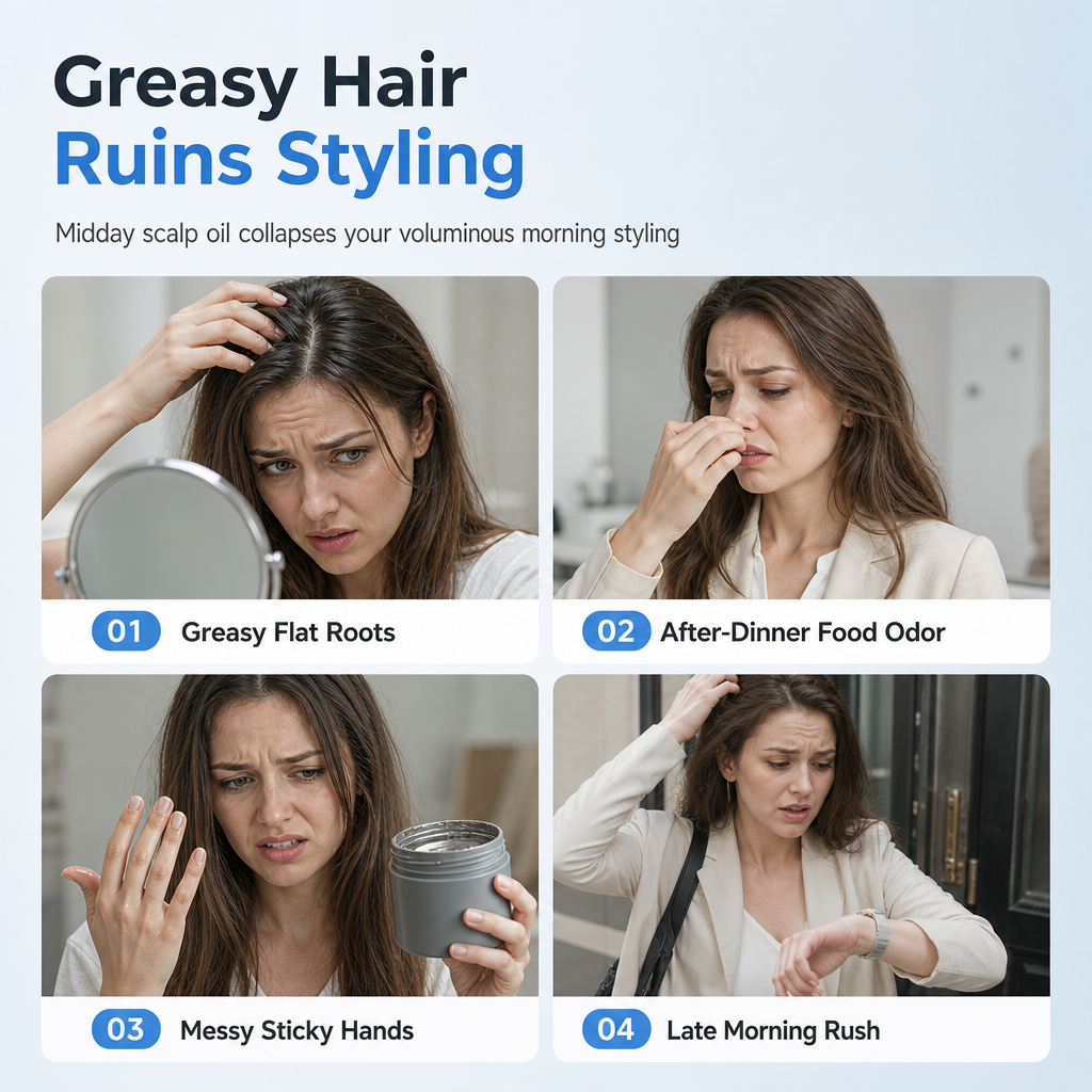 💇 Volumenngivende gelkam til hårrødder