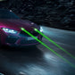 🚗 Vandtæt laseradvarselslampe til bil – høj synlighed, oplades med USB-C
