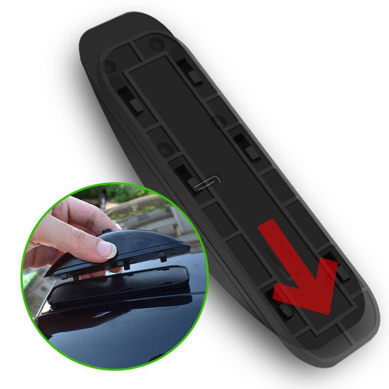 🚗 Vandtæt laseradvarselslampe til bil – høj synlighed, oplades med USB-C