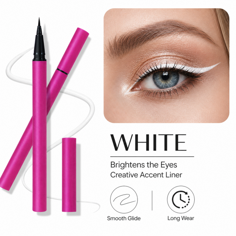 Vandfast flydende eyeliner med lang holdbarhed
