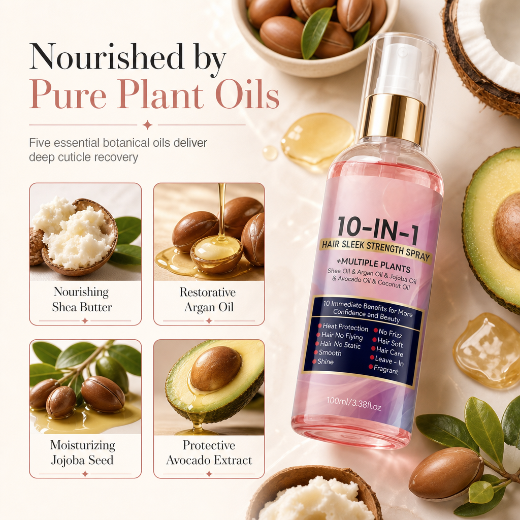 Fugtgivende 10-i-1 leave-in-balsamspray