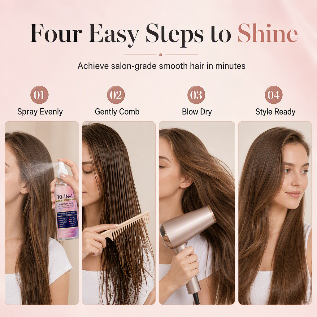 Fugtgivende 10-i-1 leave-in-balsamspray