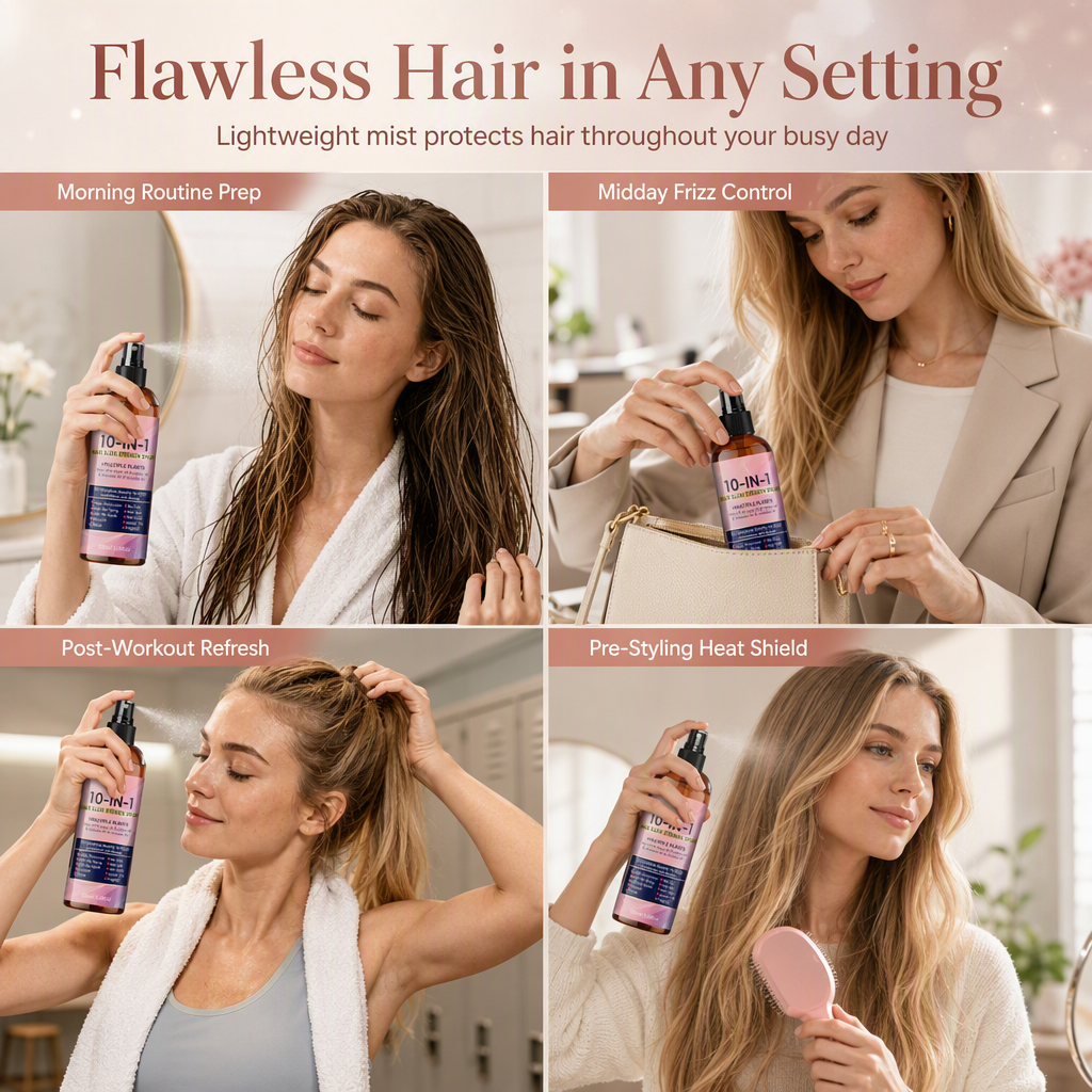 Fugtgivende 10-i-1 leave-in-balsamspray