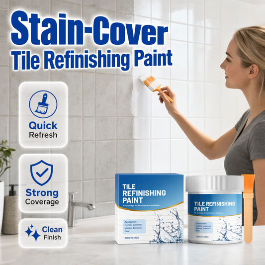 Hvid renoveringsmaling til fliser med pensel