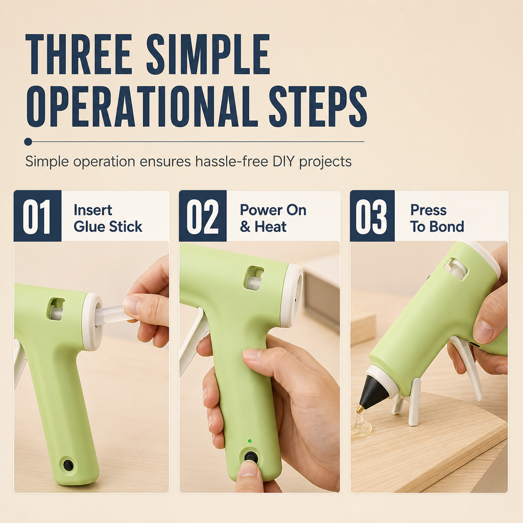 🔫 Trådløs limpistol – 60 minutters frihed til DIY