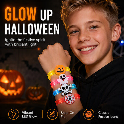 LED-Halloweenarmbånd til børn