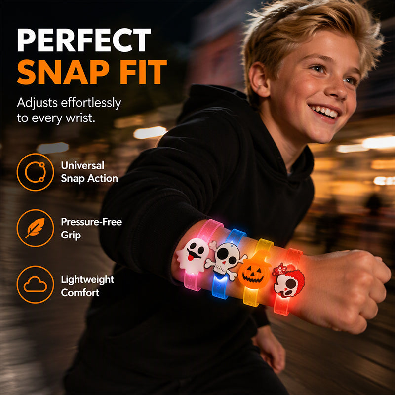 LED-Halloweenarmbånd til børn