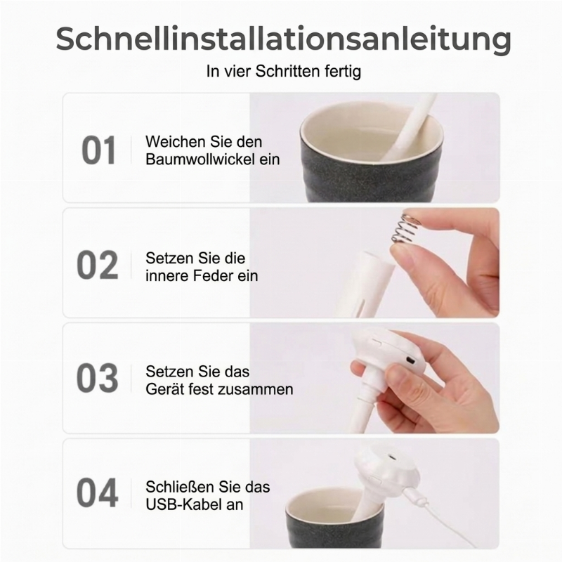💨 Kompakt, bærbar USB-luftfugter