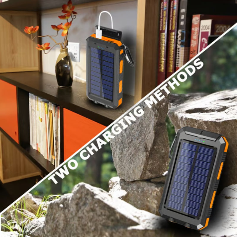 Solcelledrevet powerbank