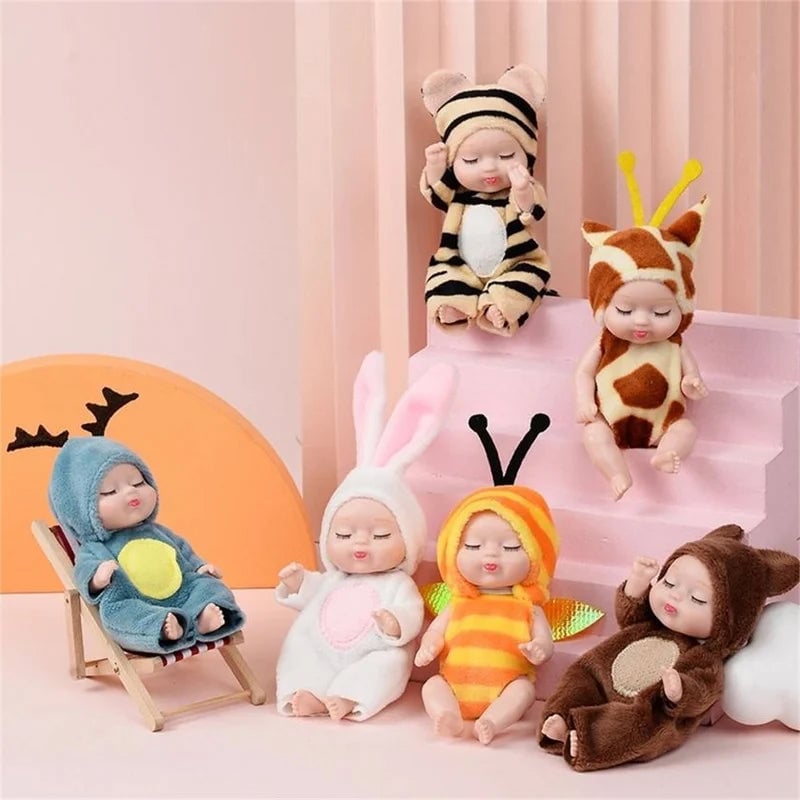 💕POPULÆRT UDSALG 50 % RABAT🧸Mini Reborn-babydukker – naturtro realistiske babydukker👼🎁