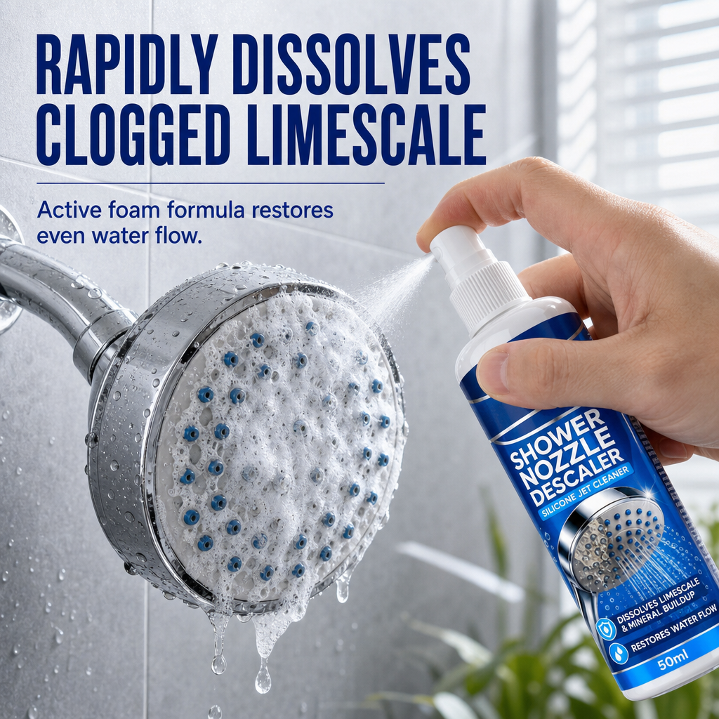 Shower Head Silicone Nozzle Descaler