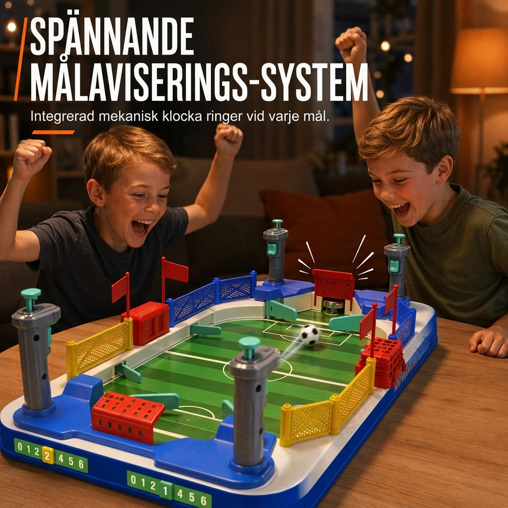 📢📢50 % RABAT NU!! ⏰Interaktivt bordfodboldspil til to – sjovt brætspil til børn