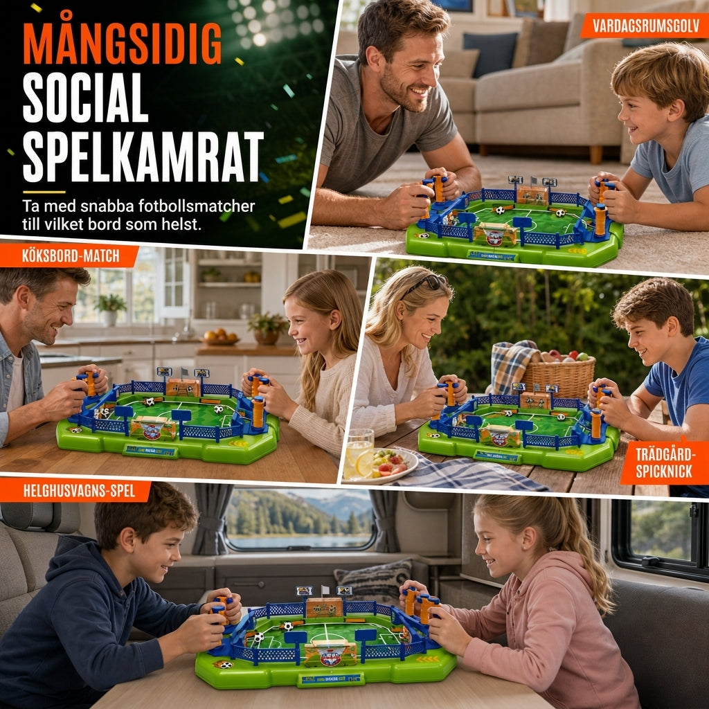 📢📢50 % RABAT NU!! ⏰Interaktivt bordfodboldspil til to – sjovt brætspil til børn