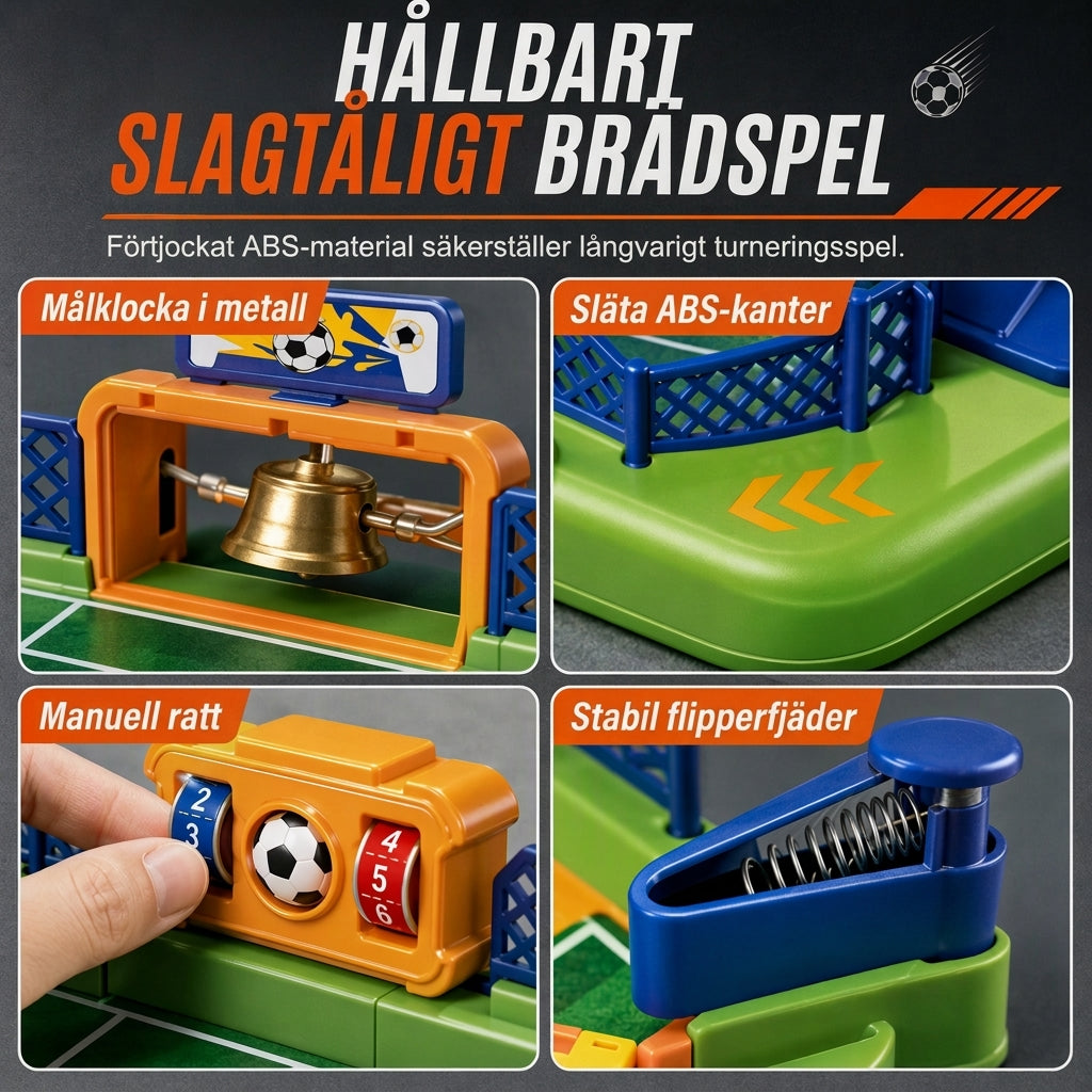 📢📢50 % RABAT NU!! ⏰Interaktivt bordfodboldspil til to – sjovt brætspil til børn