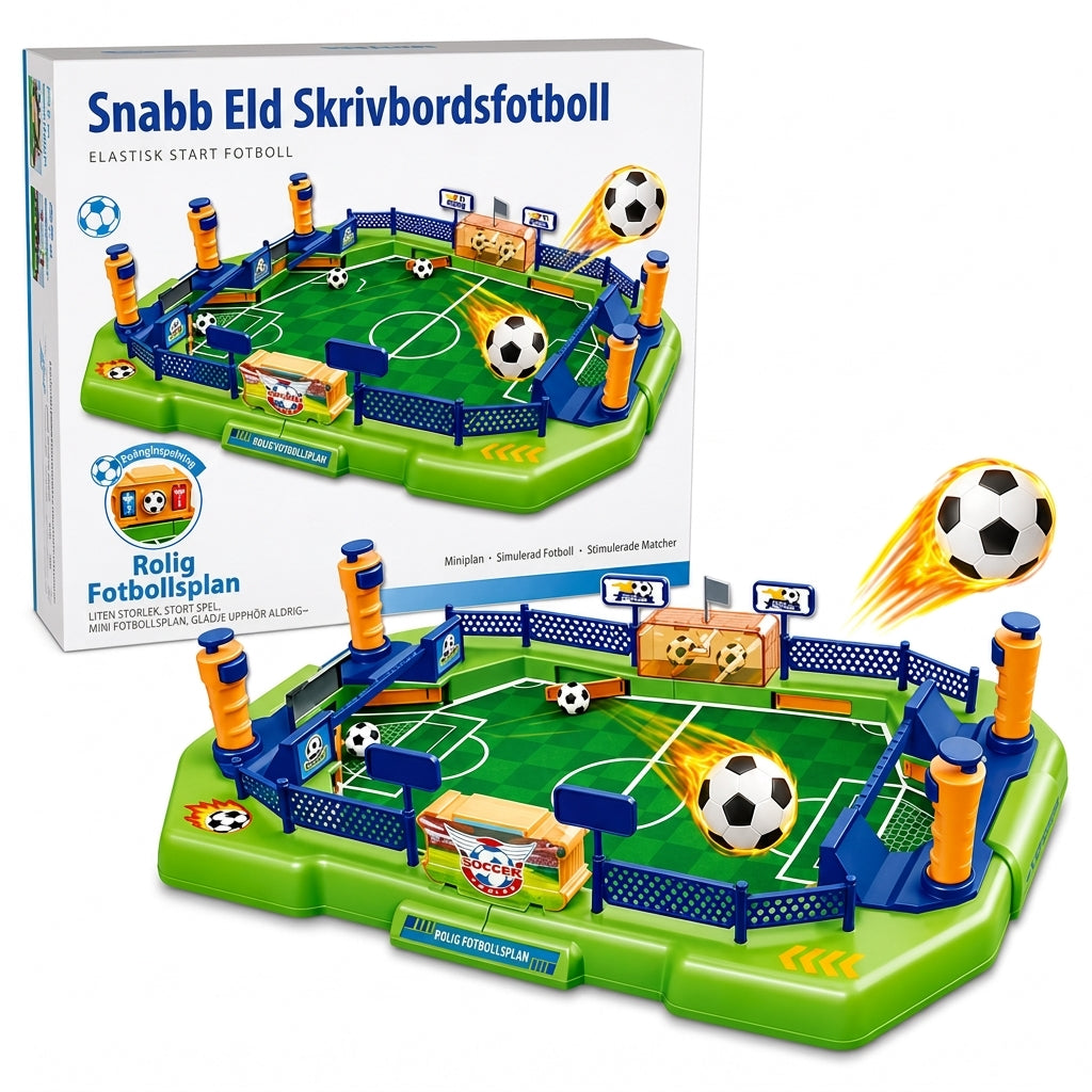 📢📢50 % RABAT NU!! ⏰Interaktivt bordfodboldspil til to – sjovt brætspil til børn