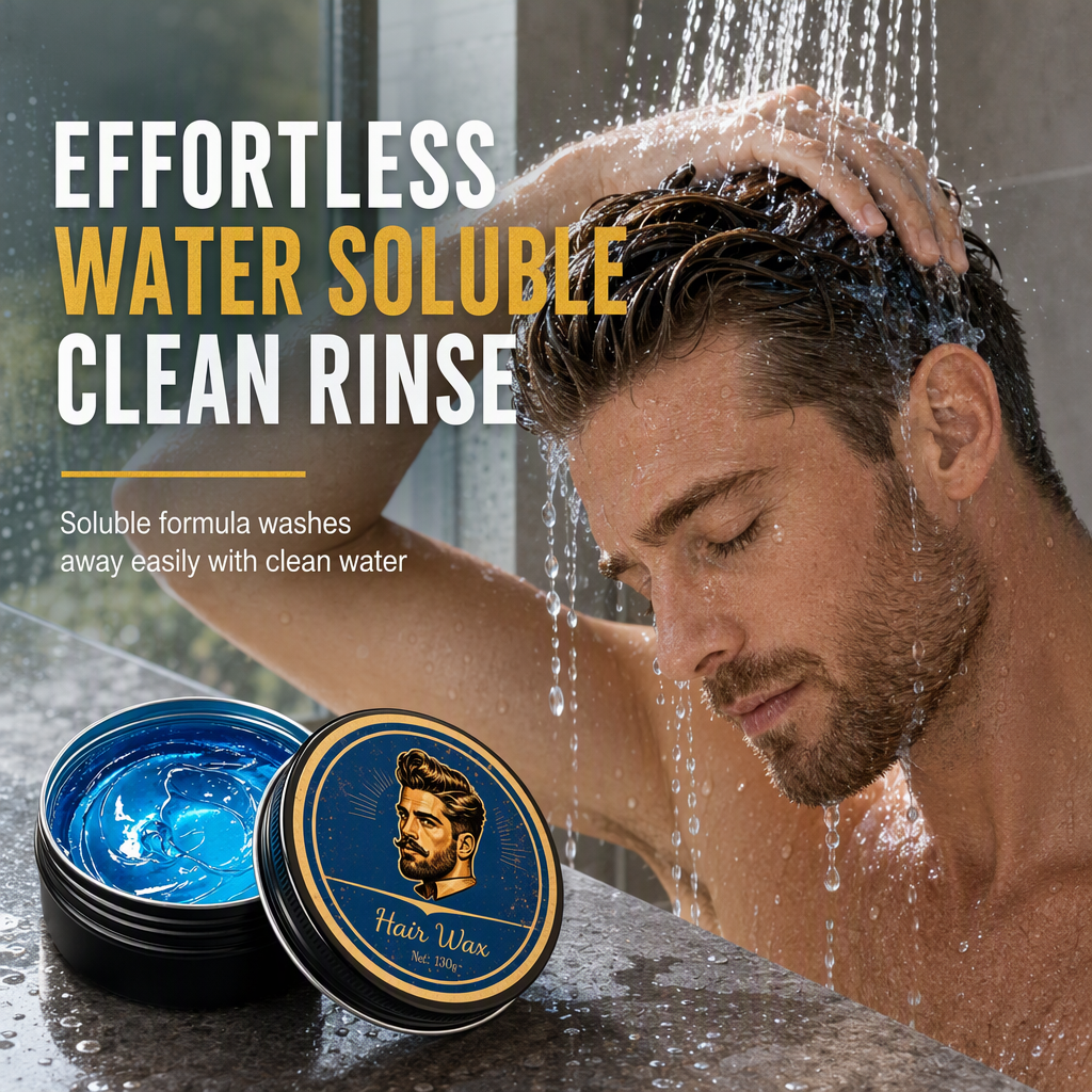 💈 KØB 2 FÅ 1 GRATIS! Flot frisure med frisk cologneduft – stylingpomade til mænd, 130 g