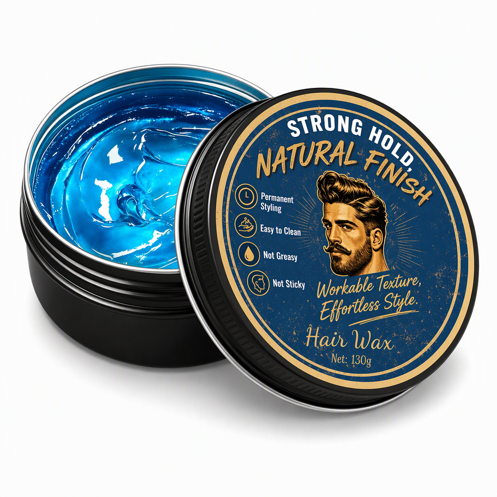 💈 KØB 2 FÅ 1 GRATIS! Flot frisure med frisk cologneduft – stylingpomade til mænd, 130 g