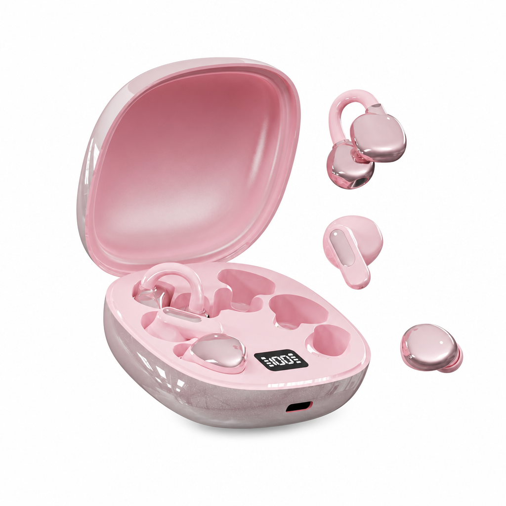 🏆 Supertilbud – 50 % RABAT 🎧 3-i-1 Bluetooth-øretelefoner – 6 ørepropper, øreklemme og in-ear, støjreduktion