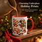 ☕✨Festlige keramiske krus med motiver af Highland-ko og snemand – tilføj lidt julemagi til hver eneste slurk!