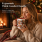 ☕✨Festlige keramiske krus med motiver af Highland-ko og snemand – tilføj lidt julemagi til hver eneste slurk!