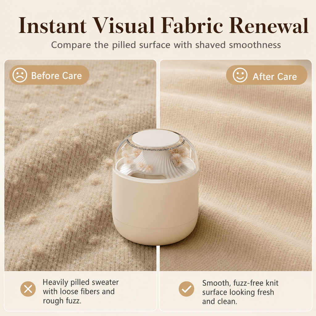 Magnetisk fnugfjerner med separat opsamlingsrum