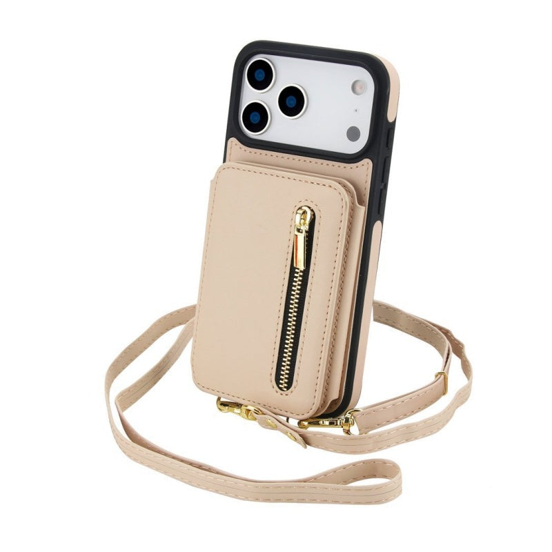Tofoldet crossbody-pung med mobilcover