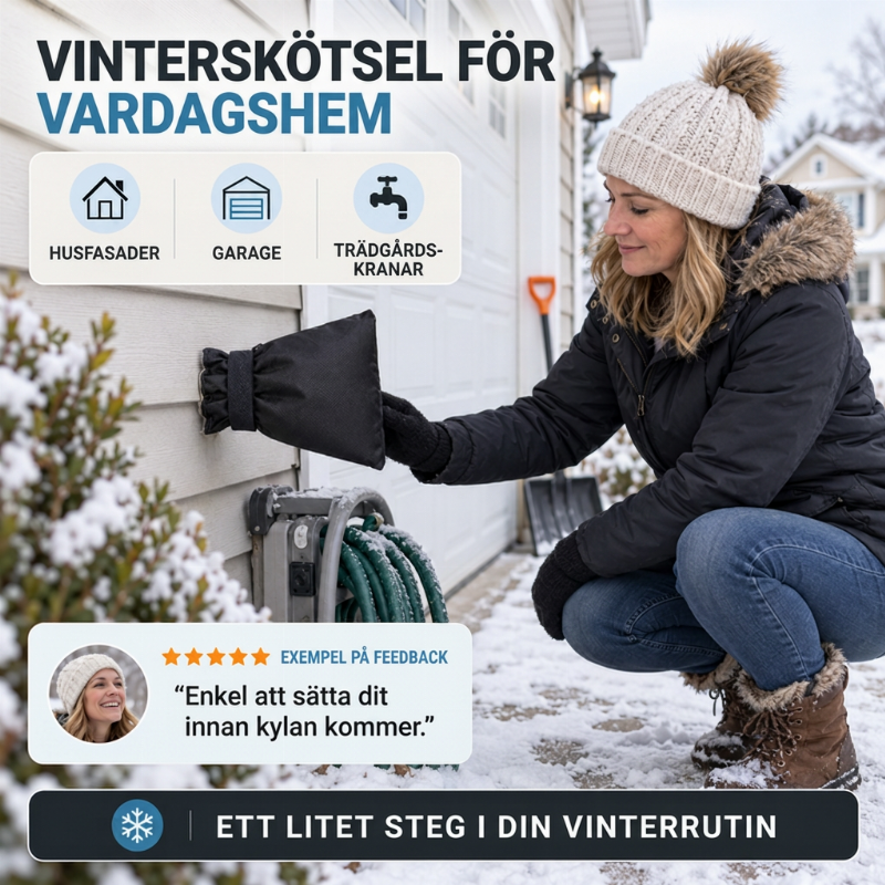 Udendørs beskyttelseshylster til vandhane til frostbeskyttelse om vinteren