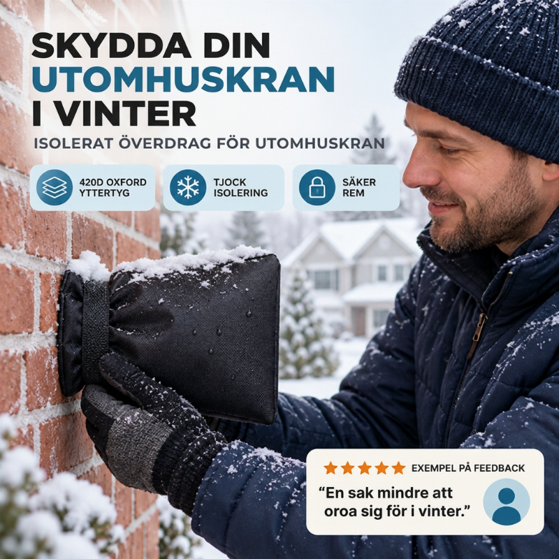 Udendørs beskyttelseshylster til vandhane til frostbeskyttelse om vinteren