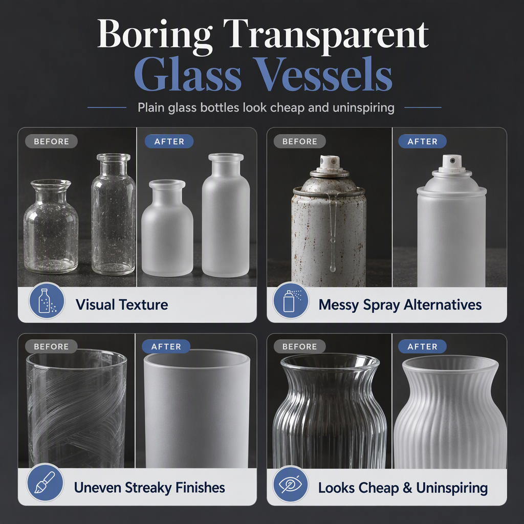 DIY-matglas maling til glasvaser