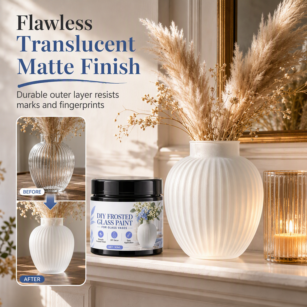 DIY-matglas maling til glasvaser