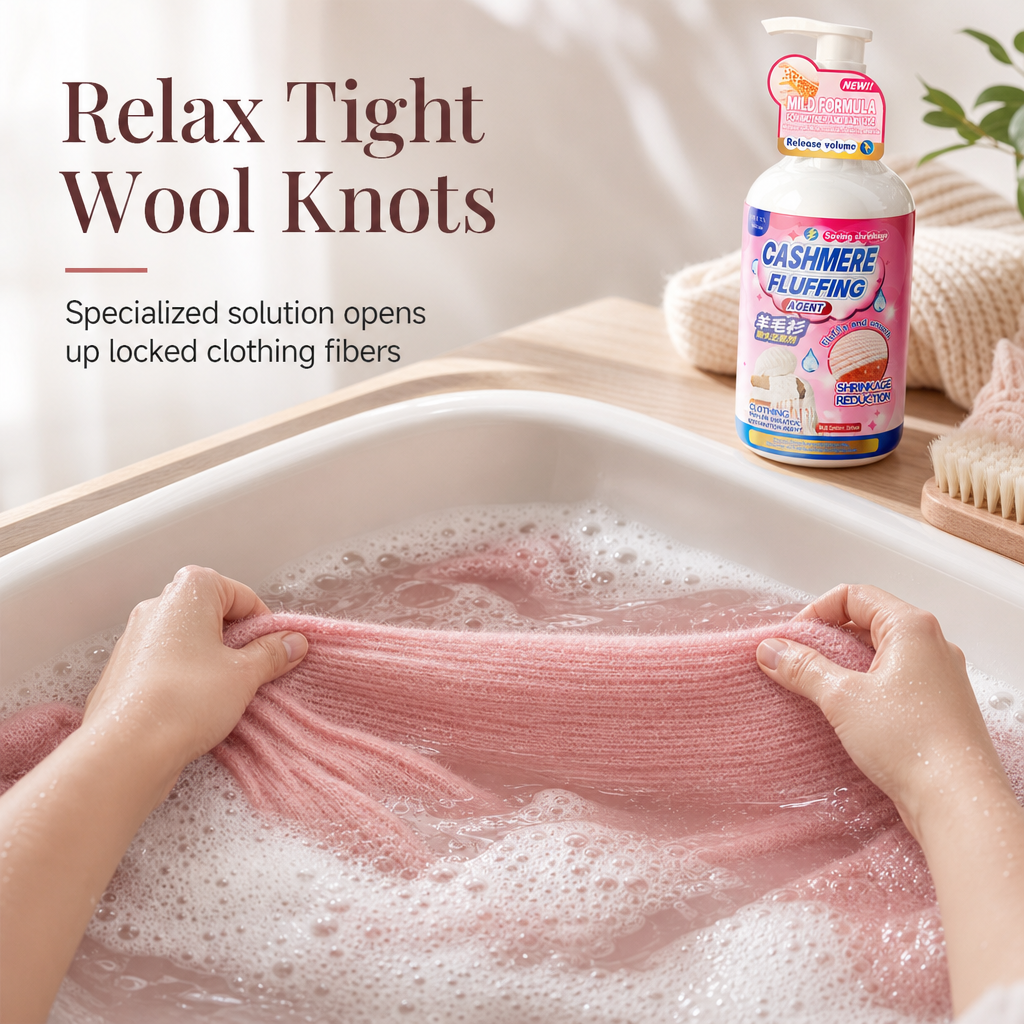 Blødgør stive sweatre hurtigt! Pleje til formning af uld & cashmere