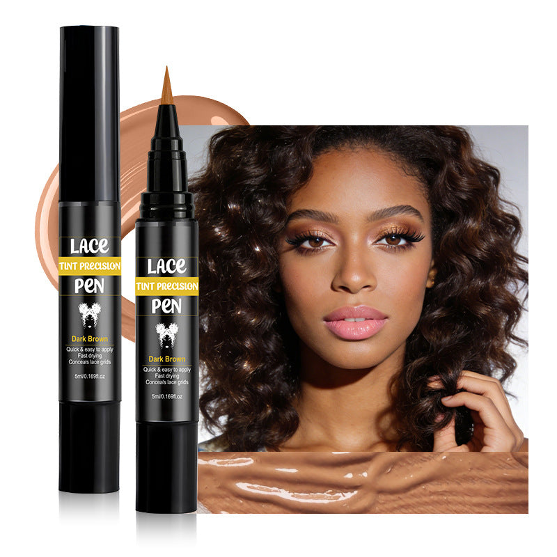 Skjul lace-knuder med det samme! Svedresistent scalp-tint pen til paryk