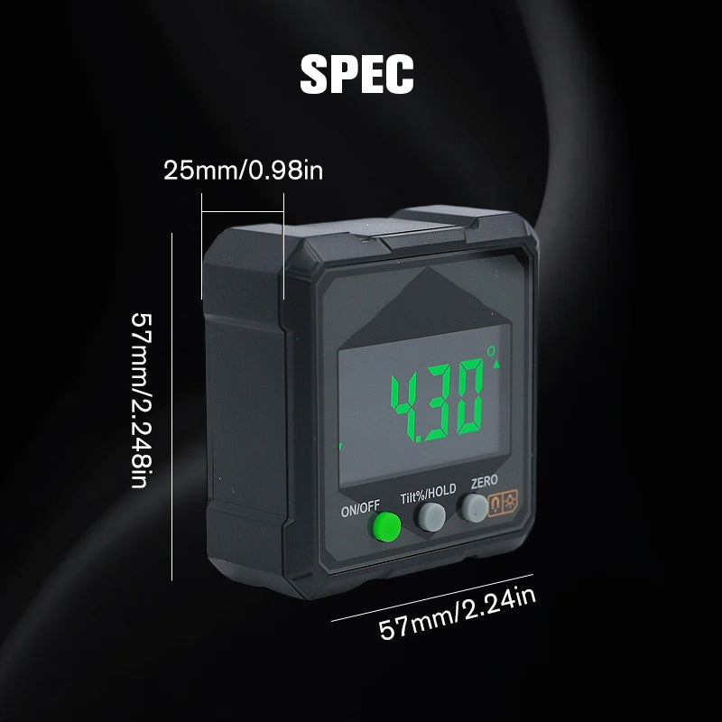 IP54 vandafvisende magnetisk digital vinkelmåler