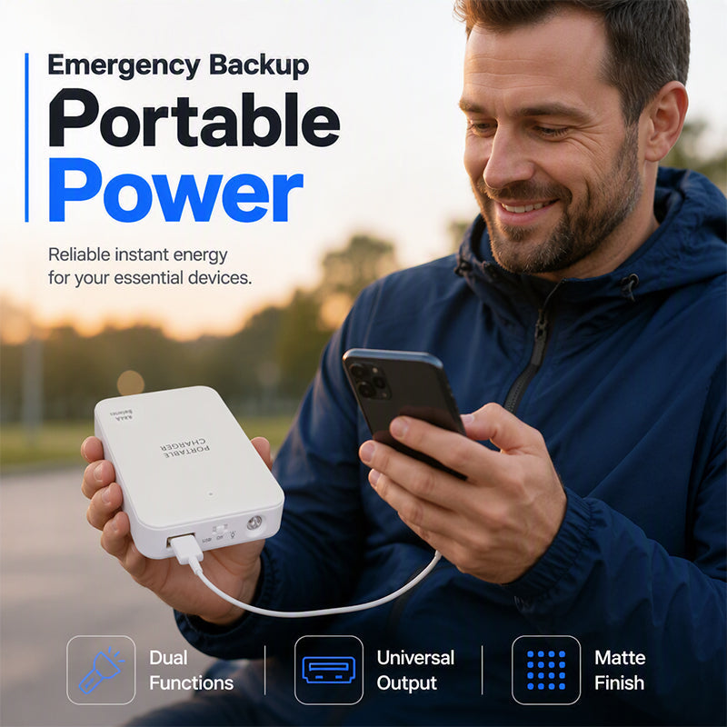Få nødstrøm hvor som helst! Nød-powerbank med AA-batterier