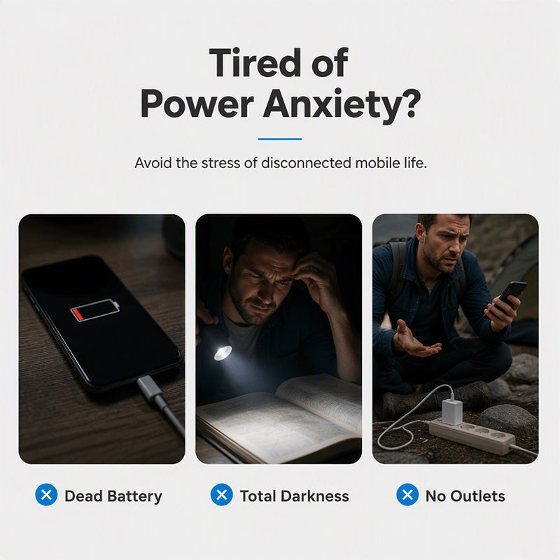 Få nødstrøm hvor som helst! Nød-powerbank med AA-batterier