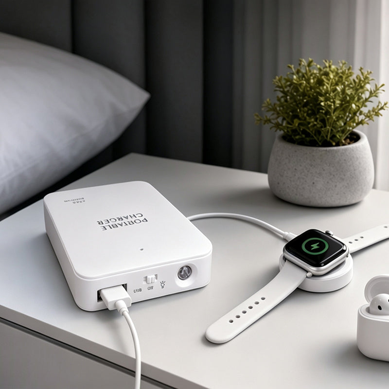 Få nødstrøm hvor som helst! Nød-powerbank med AA-batterier