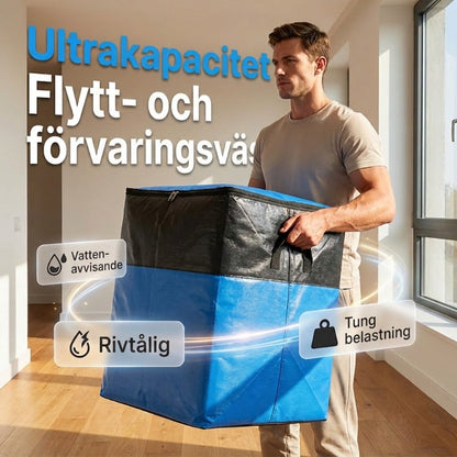🧳 Over 50.000 solgt! 📦 50% RABAT! 🔥 Foldbar opbevarings- og flyttetaske 🏠